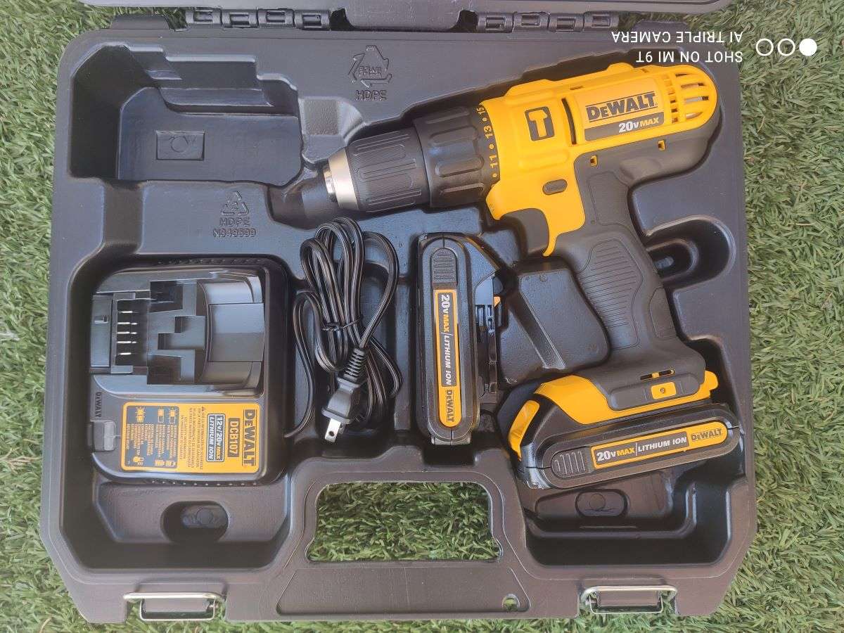 Taladro Rotomartillo Dewalt 20V 1/2" 2 Velocidades (2 baterías y estuche) - Image 8