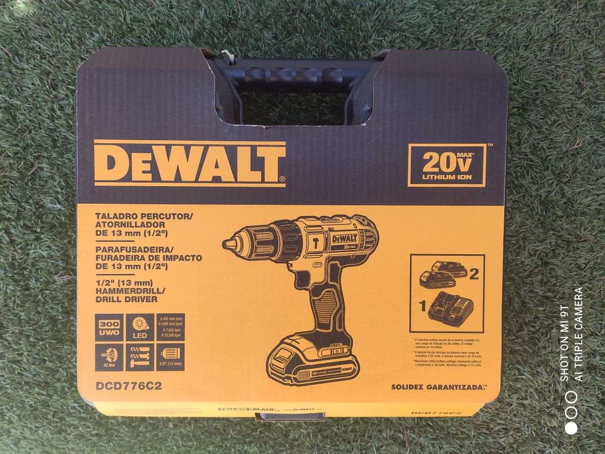 Taladro Rotomartillo Dewalt 20V 1/2" 2 Velocidades (2 baterías y estuche) - Image 9