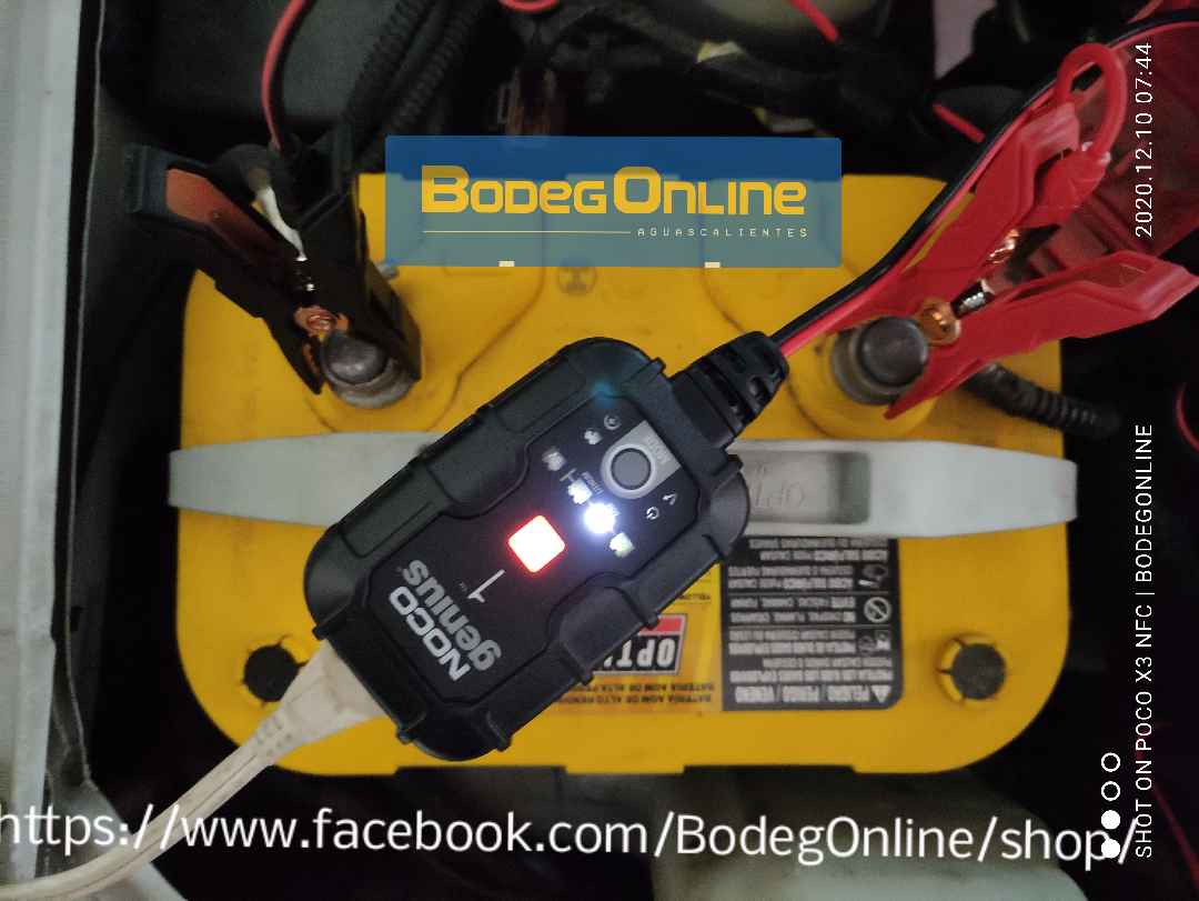 Reparador / Cargador de baterías 6V/12V NOCO GENIUS 1 (1A) - Image 4