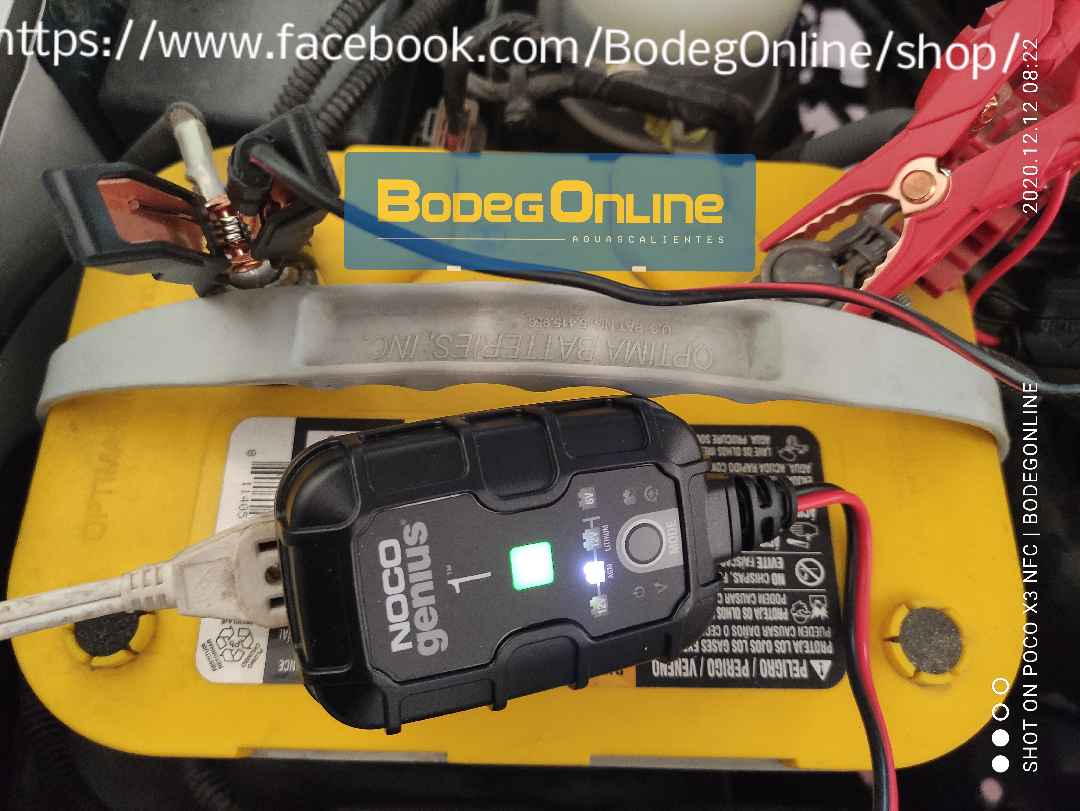 Reparador / Cargador de baterías 6V/12V NOCO GENIUS 1 (1A) - Image 3