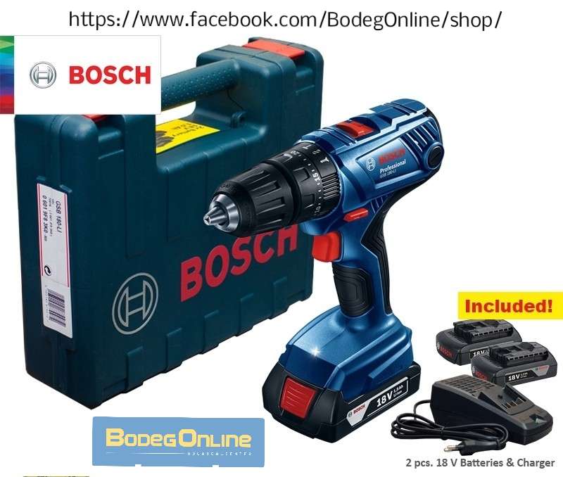 Taladro Rotomartillo Bosch 18V (2 Bat y estuche)