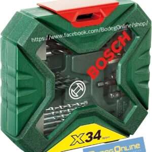 KIT Brocas y puntas BOSCH 34 piezas (Milimétrico))