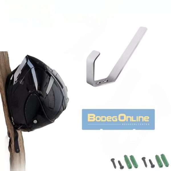 Gancho multiuso (Casco / Chamarra) de acero inoxidable