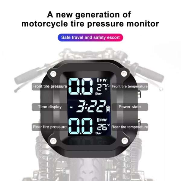 Monitor de presión/temperatura neumáticos motocicleta - Image 3