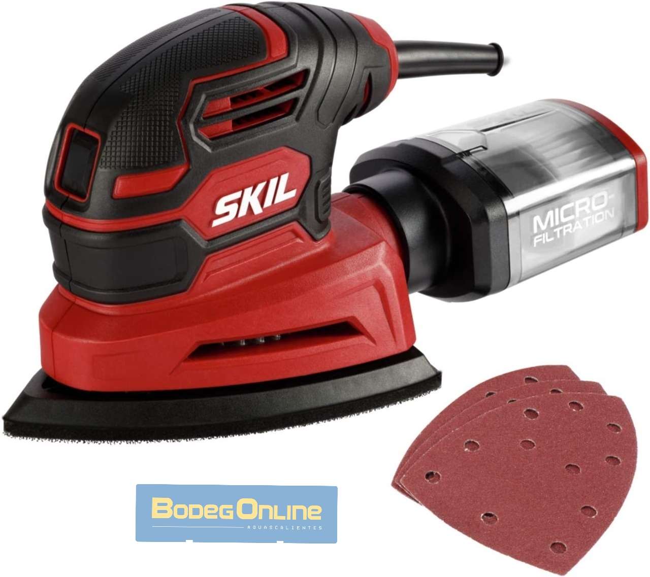 Lijadora Triangular SKIL con filtro