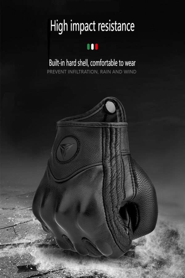 Guantes de piel para moto (MOTOWOLF) M/L/XL/XXL - Image 4