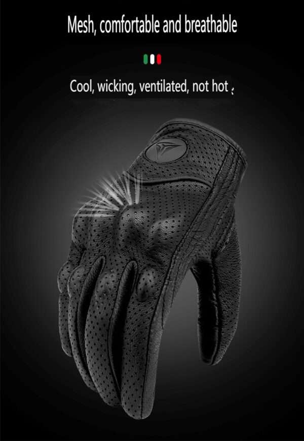 Guantes de piel para moto (MOTOWOLF) M/L/XL/XXL - Image 2