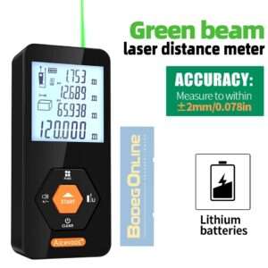 Telémetro Láser Verde 50M Batería recargable Aicevoos