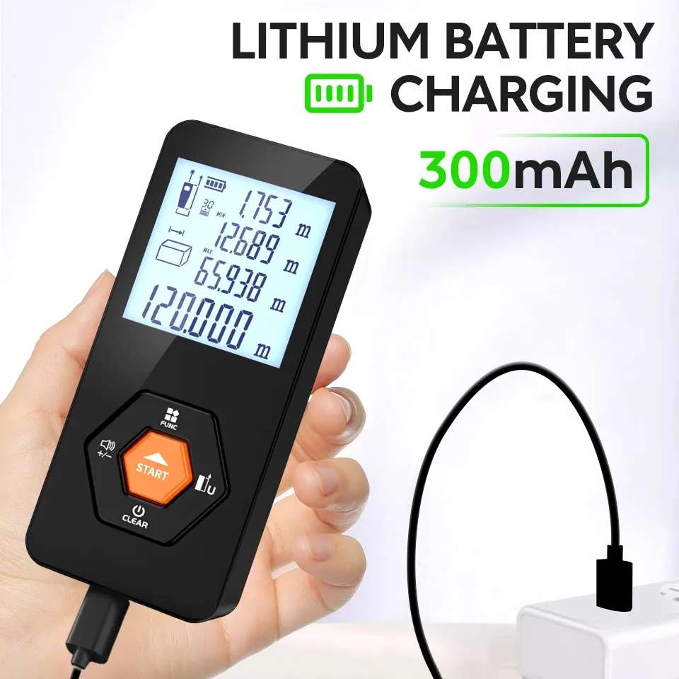 Telémetro Láser Verde 50M Batería recargable Aicevoos - Image 8