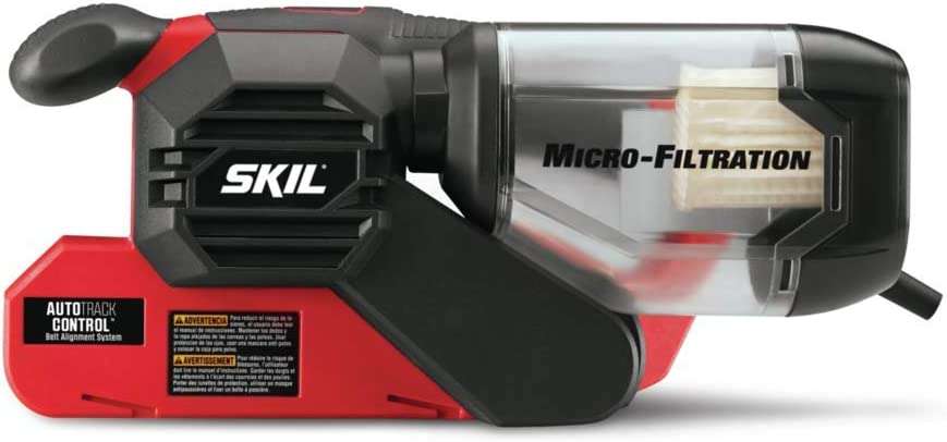 Lijadora de banda Skil con filtro y control de presión - Image 7