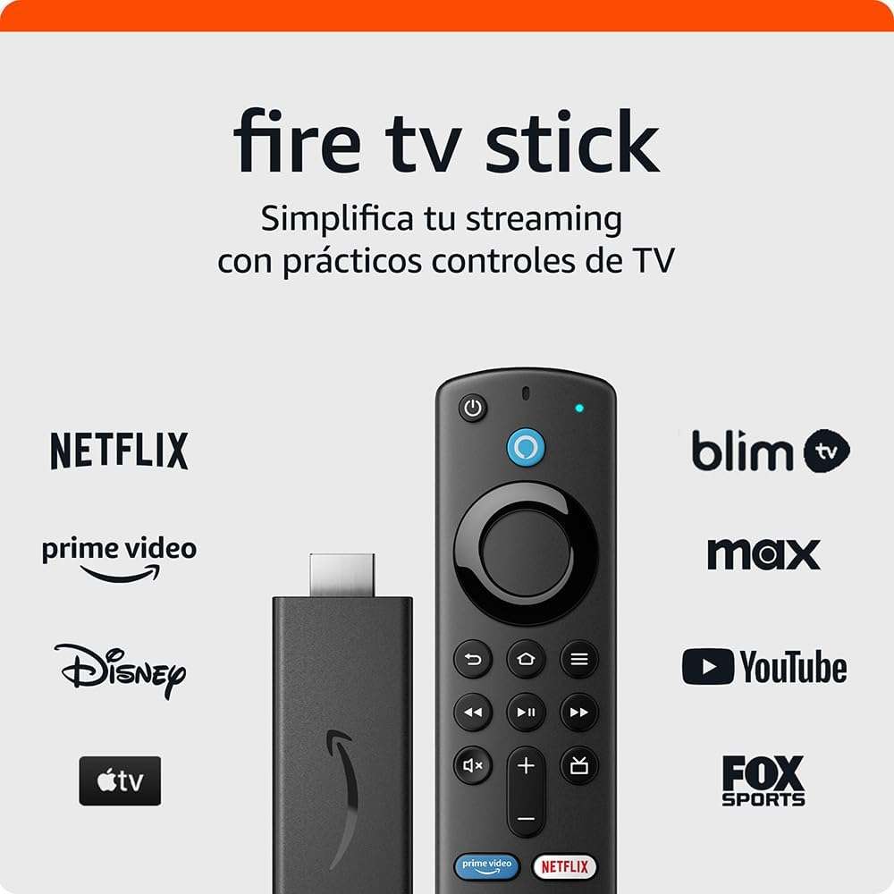 Fire TV Stick / Control de TV (On/Off/Vol) & Control por voz