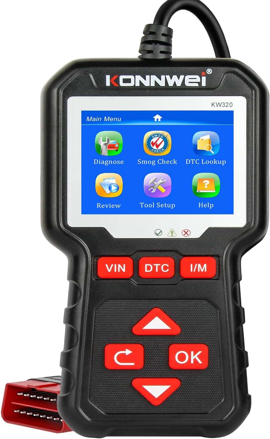 Escáner automotriz Konnwei KW320 OBD2 - Image 2