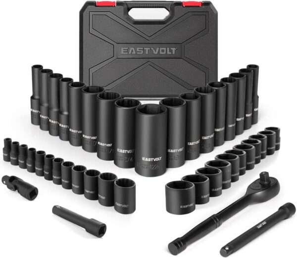 Juego de dados (46 pzs) 3/8 Eastvolt / Autocle