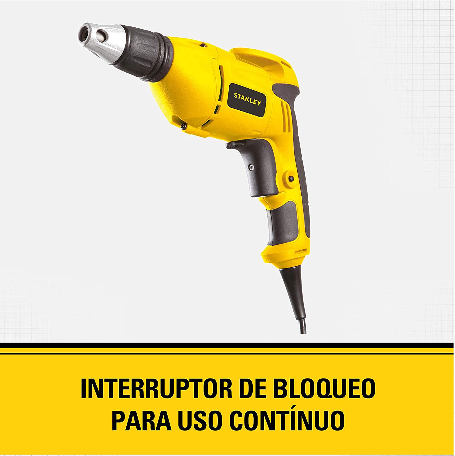 Atornillador de tablaroca 1/4 & 520W Stanley - Image 2