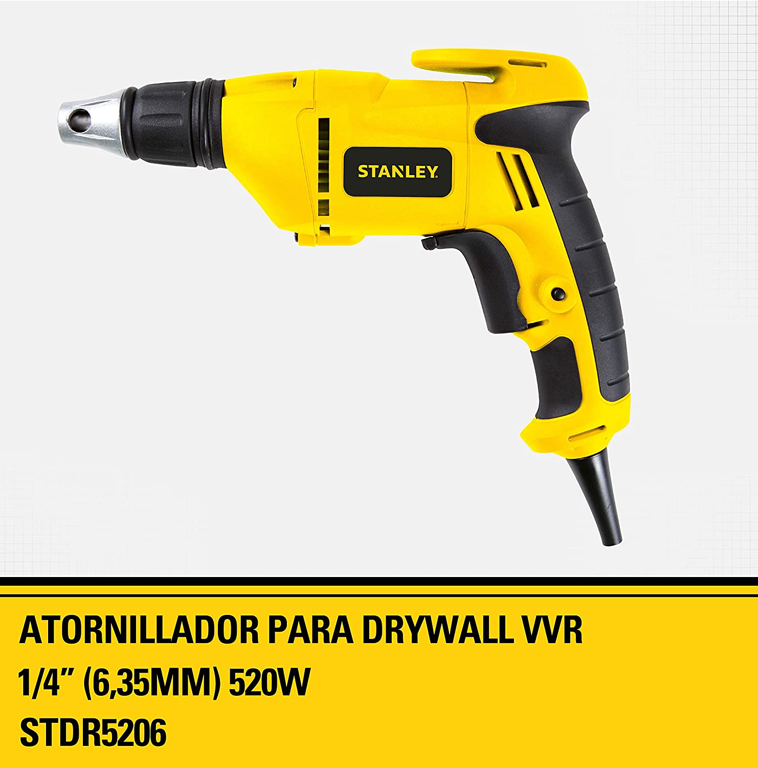 Atornillador de tablaroca 1/4 & 520W Stanley - Image 3