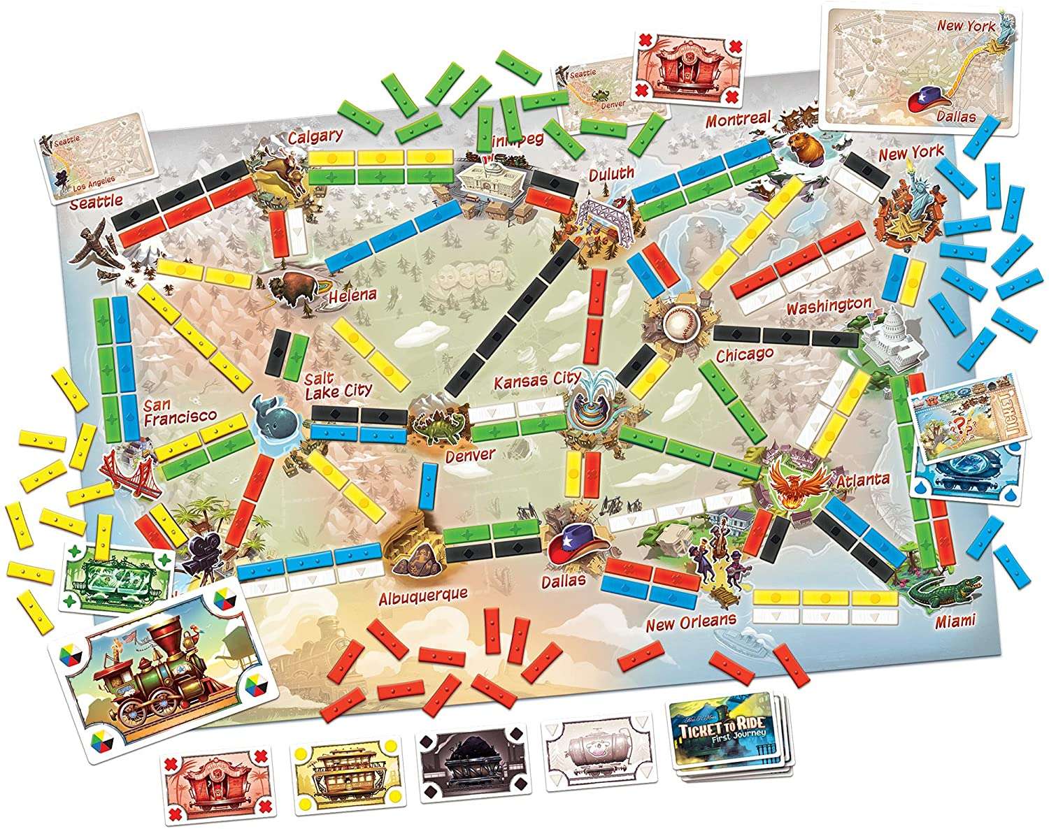 Ticket To Ride (First Journey) / Juego de mesa - Image 5