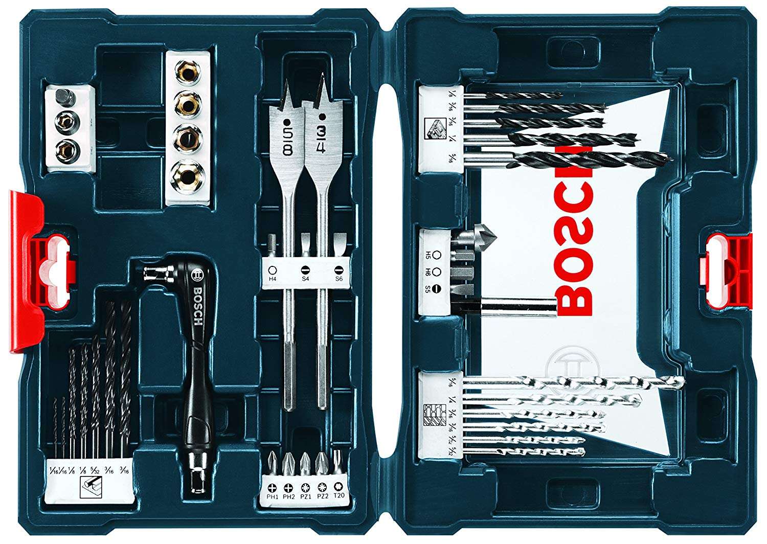 BOSCH Juego mixto de brocas y puntas (41 Pzs)