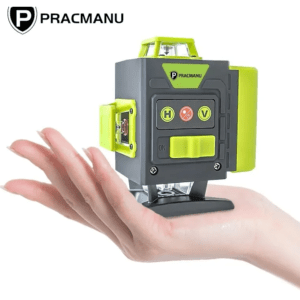 Nivel láser 16 líneas PRACMANU 360° autonivelante (Luz verde y control remoto)