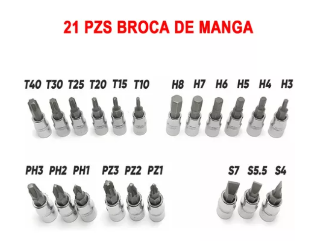 Juego de Dados & Puntas 46 Pzs (Autocle) - Image 7