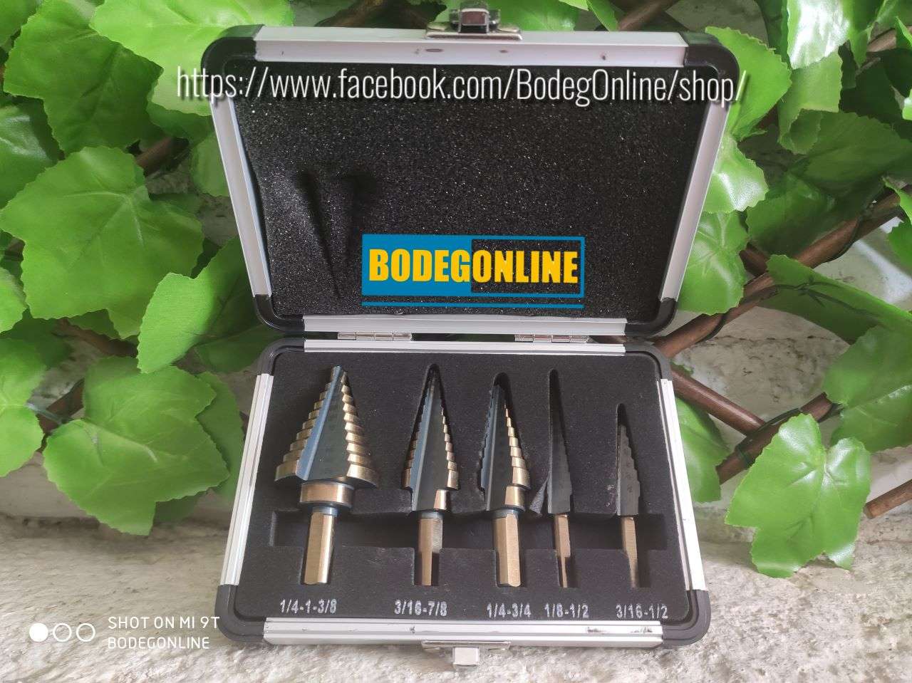 Kit / Estuche 5 Brocas Escalonadas Acero recubierto Titanio - Image 8