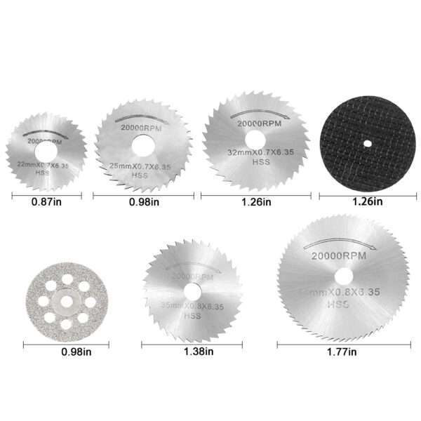 Kit Dremel 32pzs Discos ( Madera / Metal / Plástico / Cristal ) - Image 8