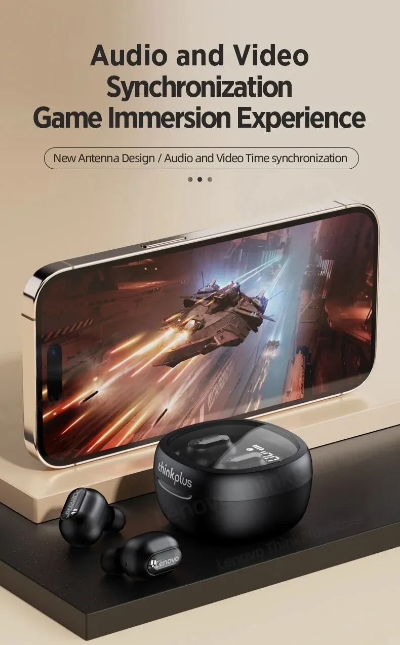 Audifonos LENOVO Thinkplus Bluetooth 5.3 Táctiles - Image 6