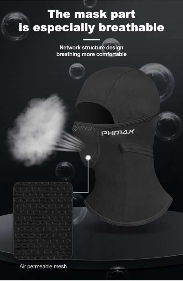 Balaclava Negra / Máscara Facial PHMAX - Image 9