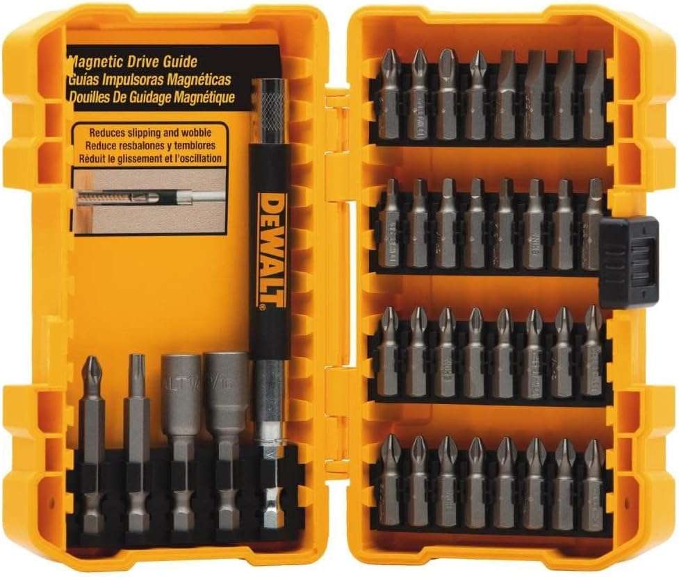 DEWALT Juego de destornilladores / puntas (37 piezas & estuche uso rudo) - Image 4