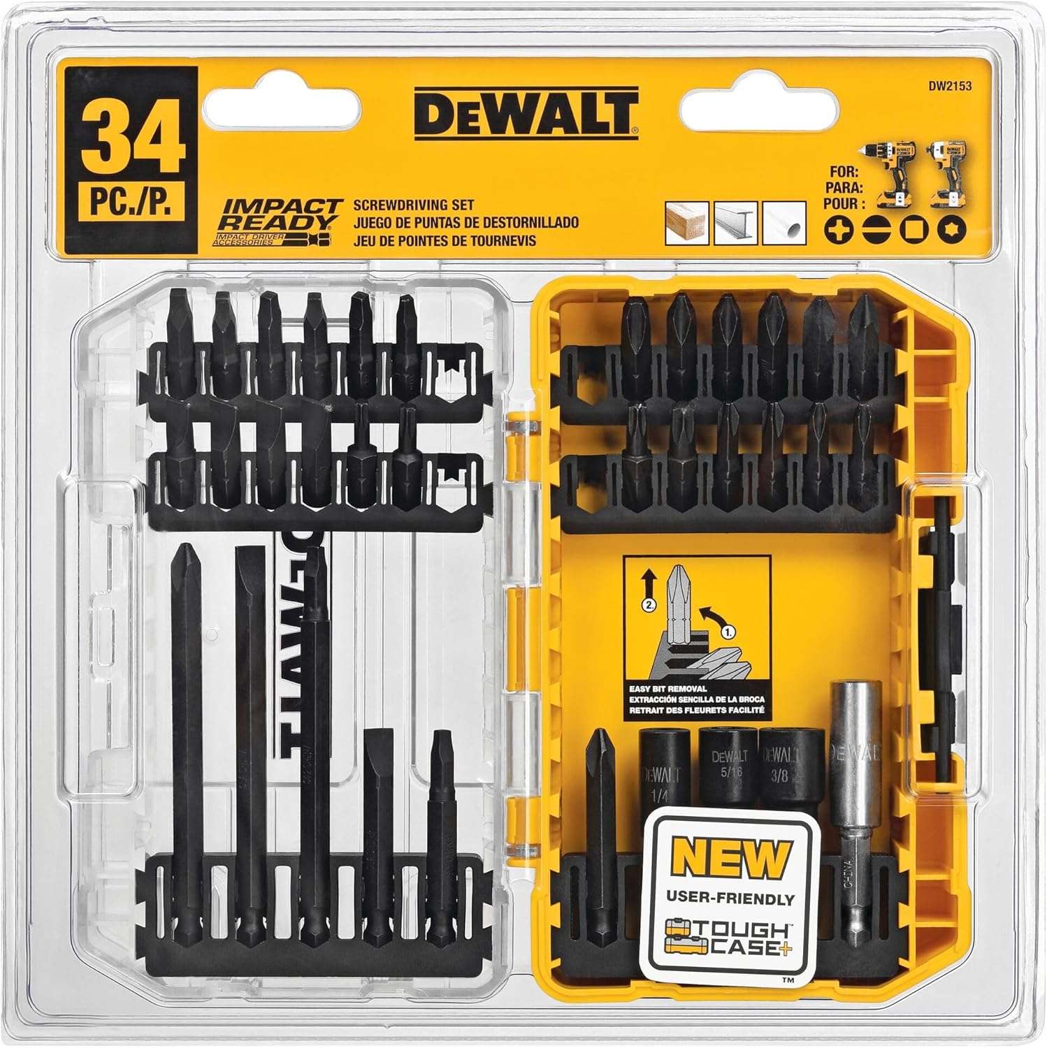 Juego de puntas y dados de impacto DEWALT (34 piezas) - Image 4