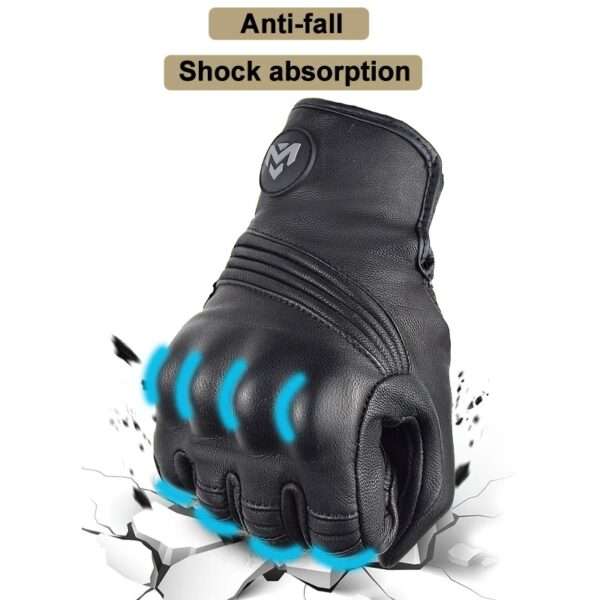 Guantes Piel Moto Cerrados (MJMOTO) - Image 2