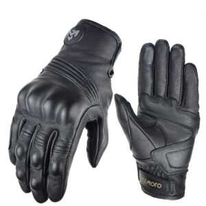 Guantes Piel Moto Cerrados (MJMOTO)