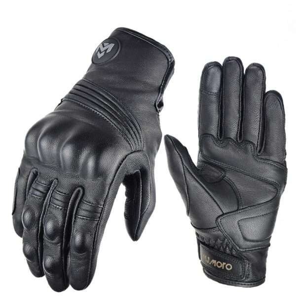 Guantes Piel Moto Cerrados (MJMOTO)