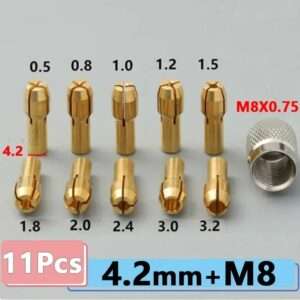 Kit Porta brocas Chuck & Collets 4.2mm Moto Tool