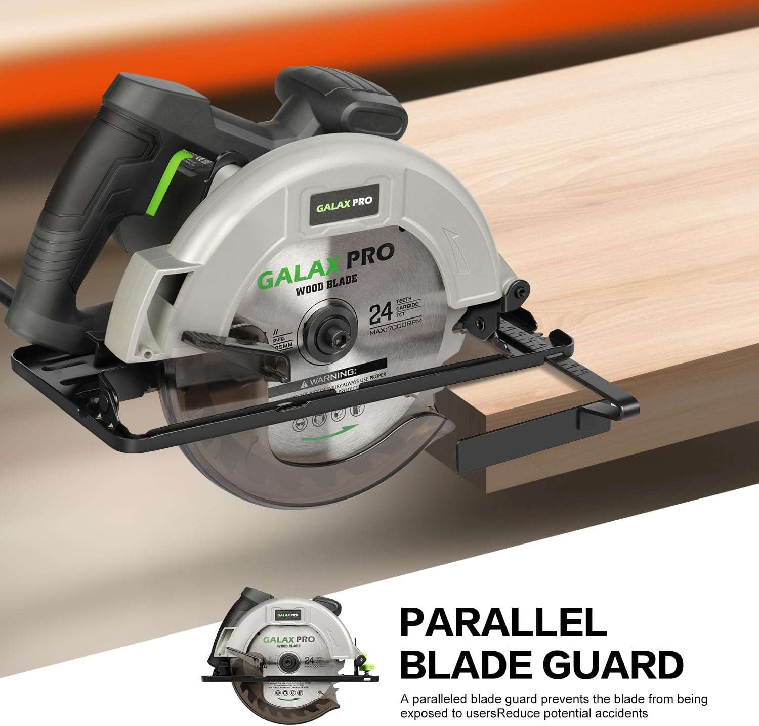 Sierra circular GALAX PRO 1400W (6000 RPM / 7-1/4") - Image 2