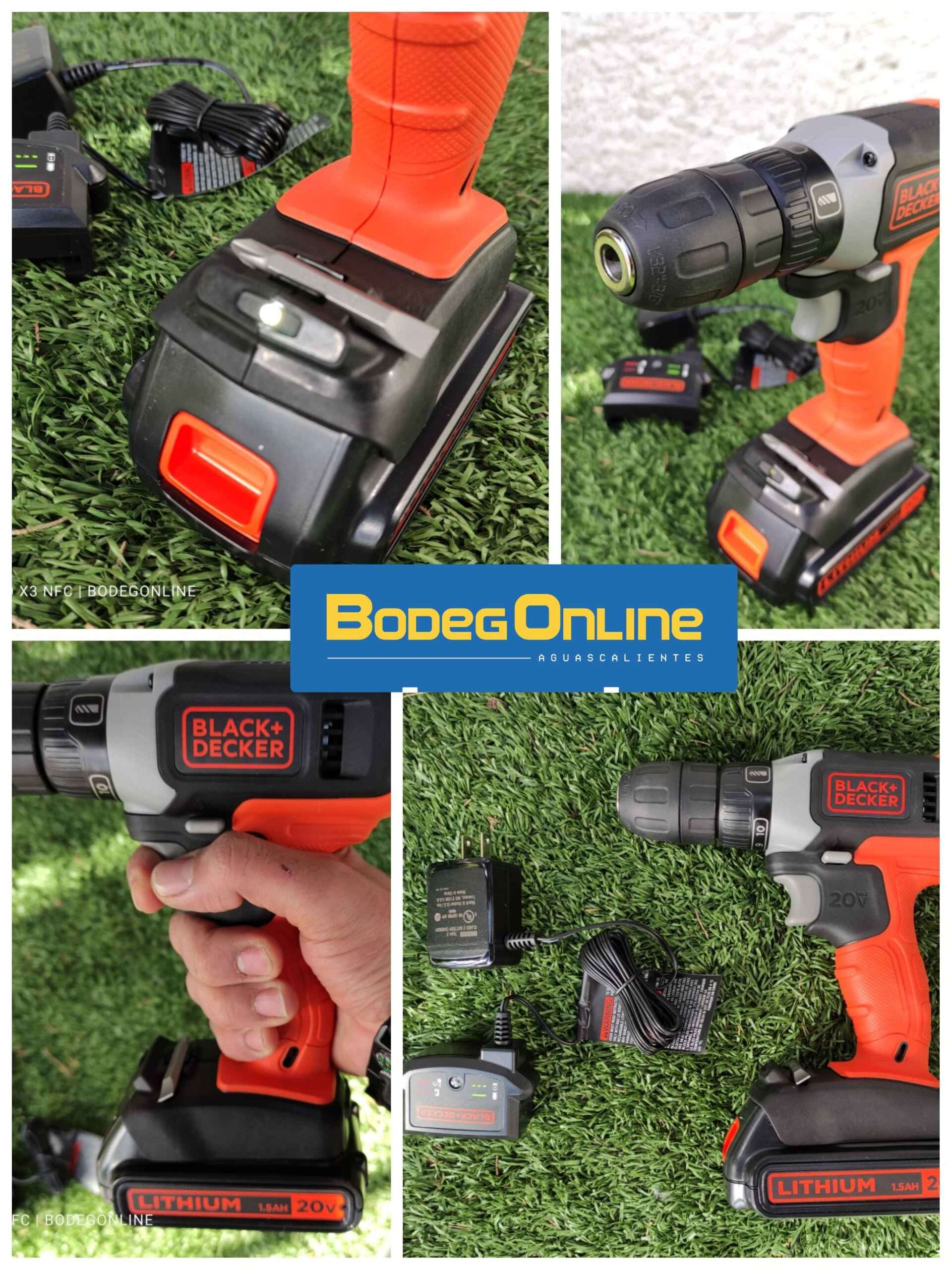 Taladro inalámbrico 20V Black & Decker - Image 6