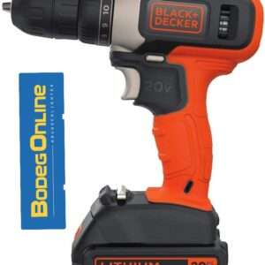Taladro inalámbrico 20V Black & Decker