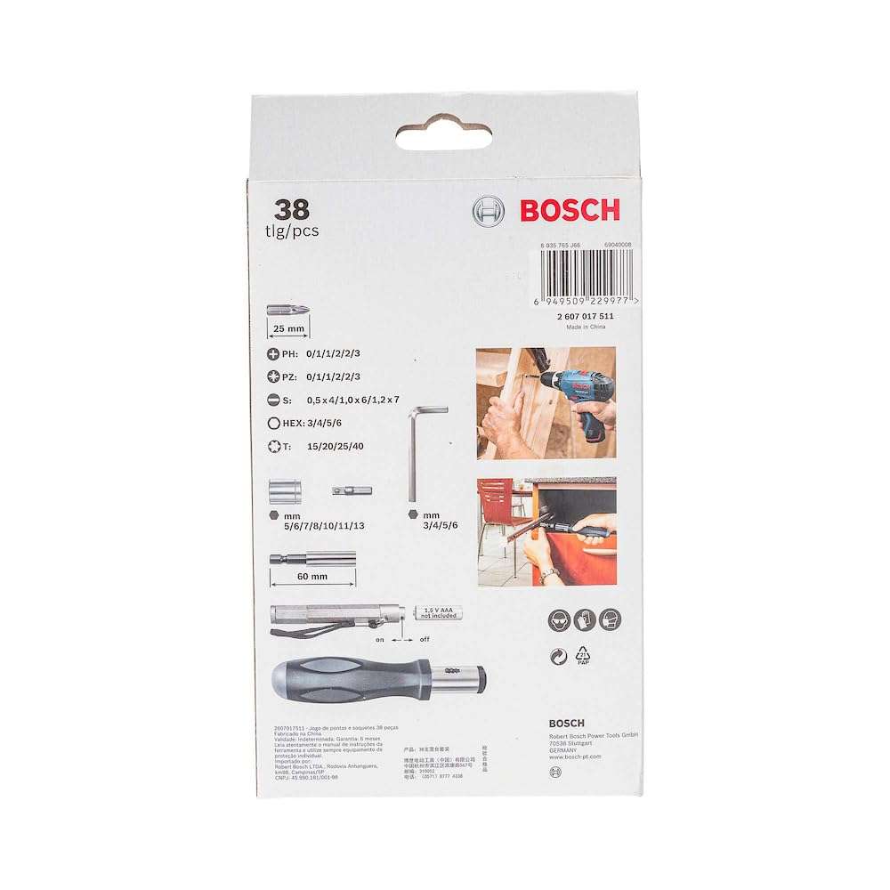Bosch Desarmador Puntas y Dados X-Line (38 pzs) - Image 7