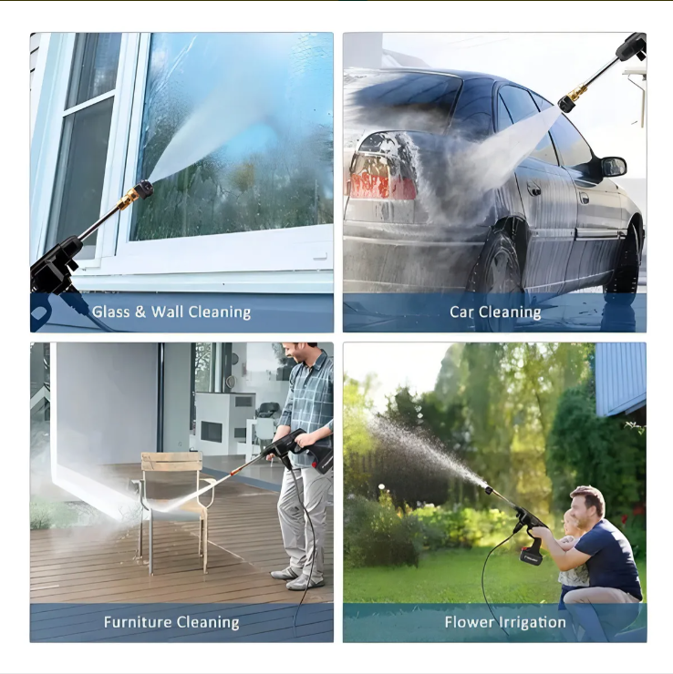 Hidrolavadora portátil inalámbrica (2 Baterias 21V) - Image 4