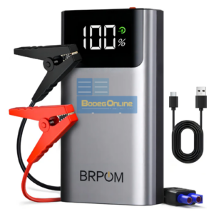 Arrancador Batería 12V (4000 A) USB & linterna Auto / Moto / Pickup / Celular