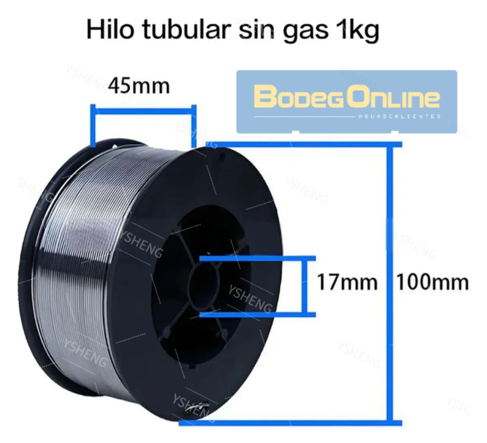 Microalambre para soldar .8mm 1Kg (Flux, sin gas) - Image 2