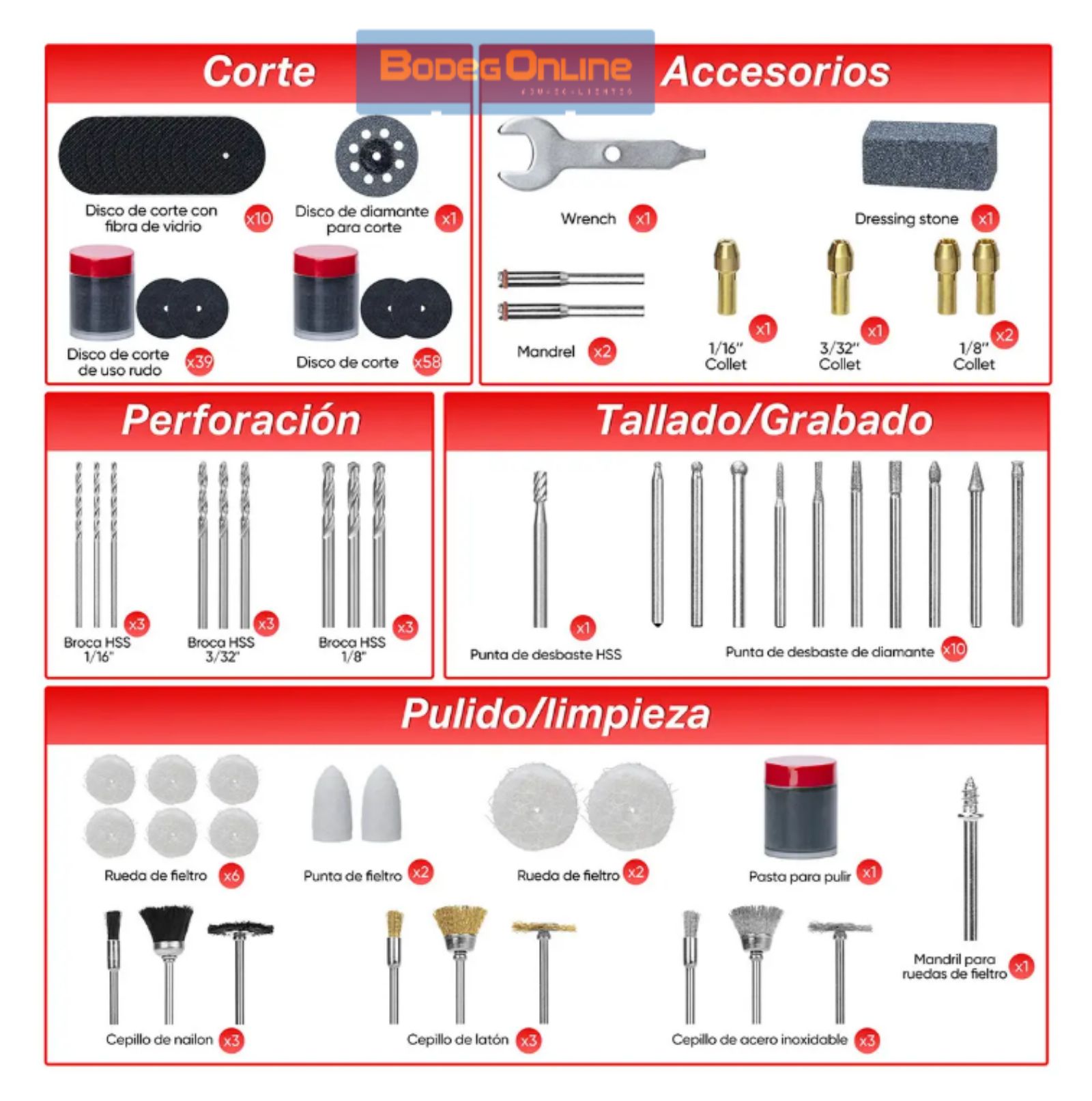 Estuche 508pz Shall para Dremel / Moto tool - Image 7
