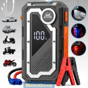 Arrancador auto/pickup 12V 8000A (Linterna & PowerBank)